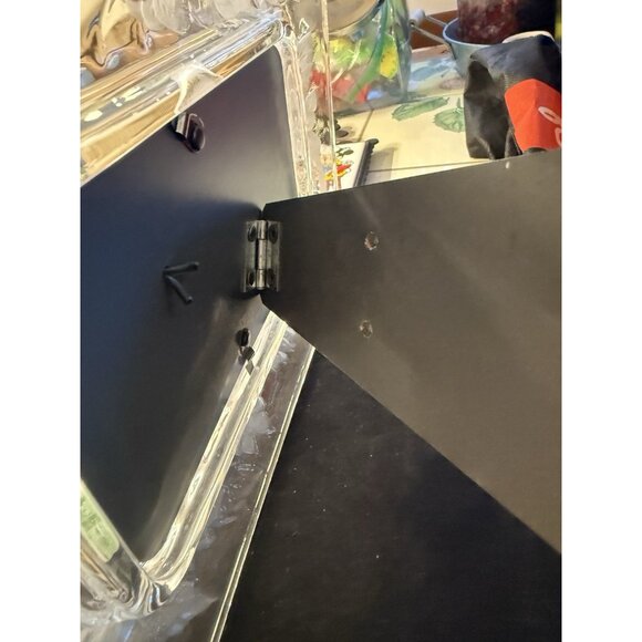 Crystal Clear Signatures Japan Picture Frame 4×6 Floral Design Clear And Frosted - Picture 9 of 10